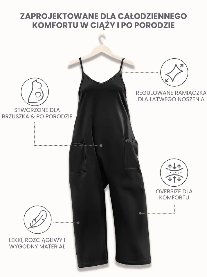 BellyFlow™ - Jednoczęściowy kombinezon ciążowy